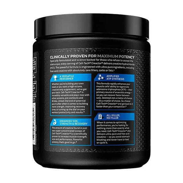 کراتین خالص HCL کرکتور ماسلتک ۱۲۰ سروینگ